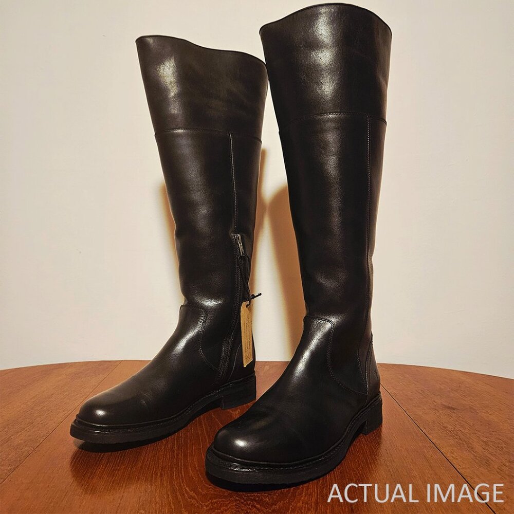 FRYE VERONICA SHEARLING TALL BOOT (black) – BRAND NEW!!!